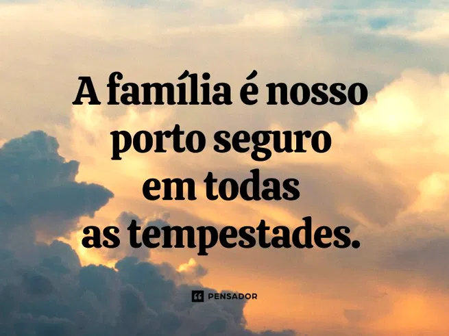 AMOR, ALEGRIA, FAMILIA!